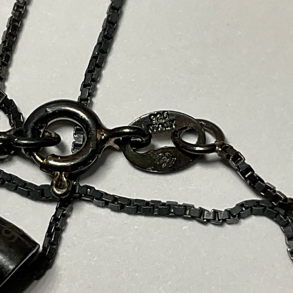 Sterling Silver Owl 🦉 Pendant with Sterling Silver Chain, 18.75 inches long - Picture 5 of 7